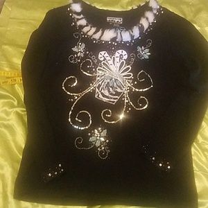Christmas SWEATER - Designer-Georgeous details